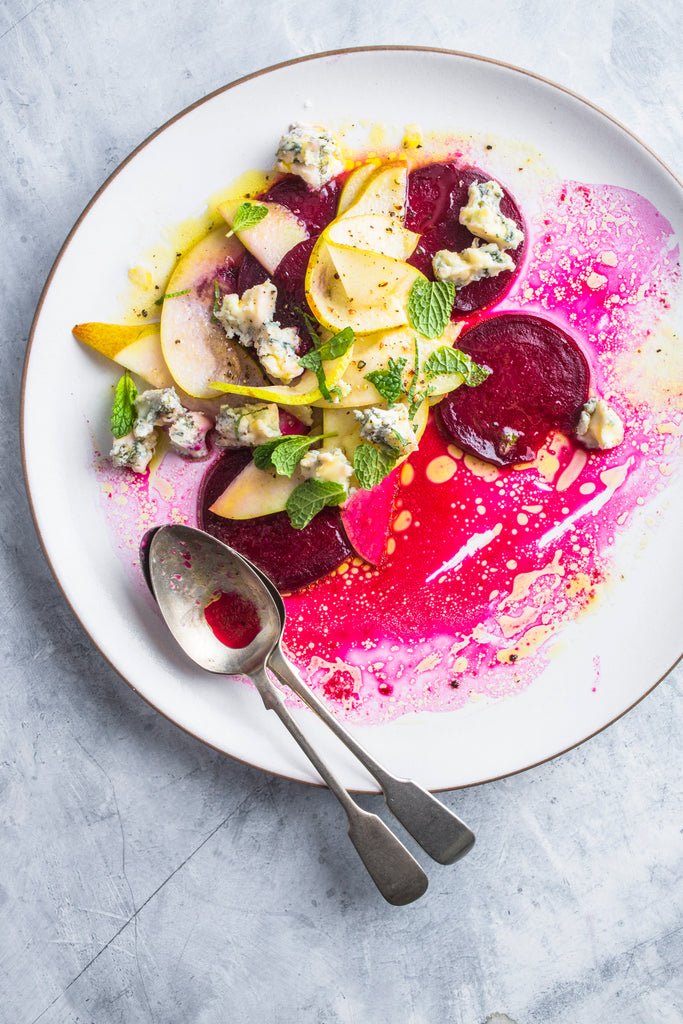 Carpaccio di Barbabietola e Pera - Beet and Pear Carpaccio