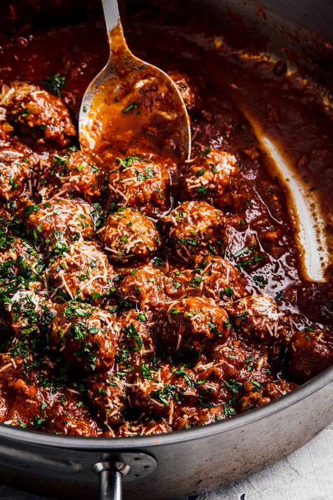 Polpettine al Pomodoro e Sapore di Menta - Meatballs with Tomato and Mint Sauce